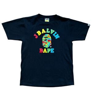 M Bape x J Balvin College Logo Tee